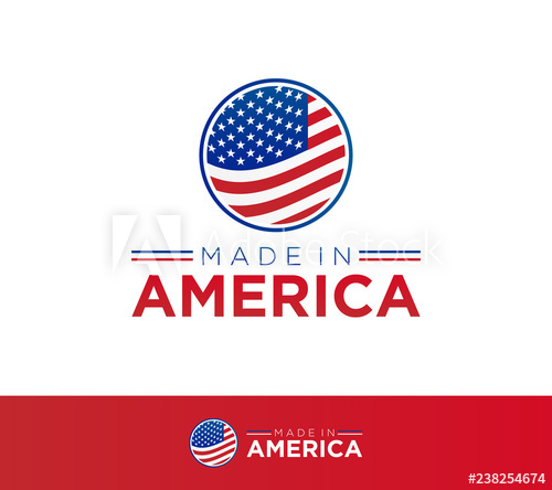 500x444 Made In America Vector Icon