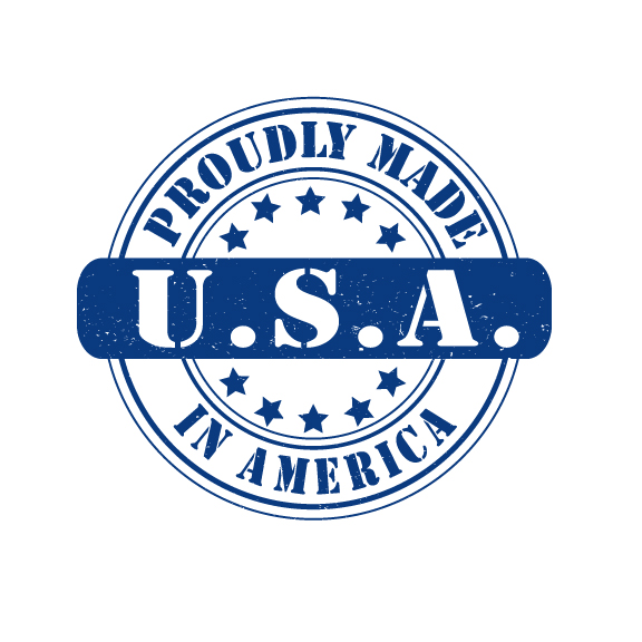 576x576 Made In Usa Logo Design Vector, Royalty Free