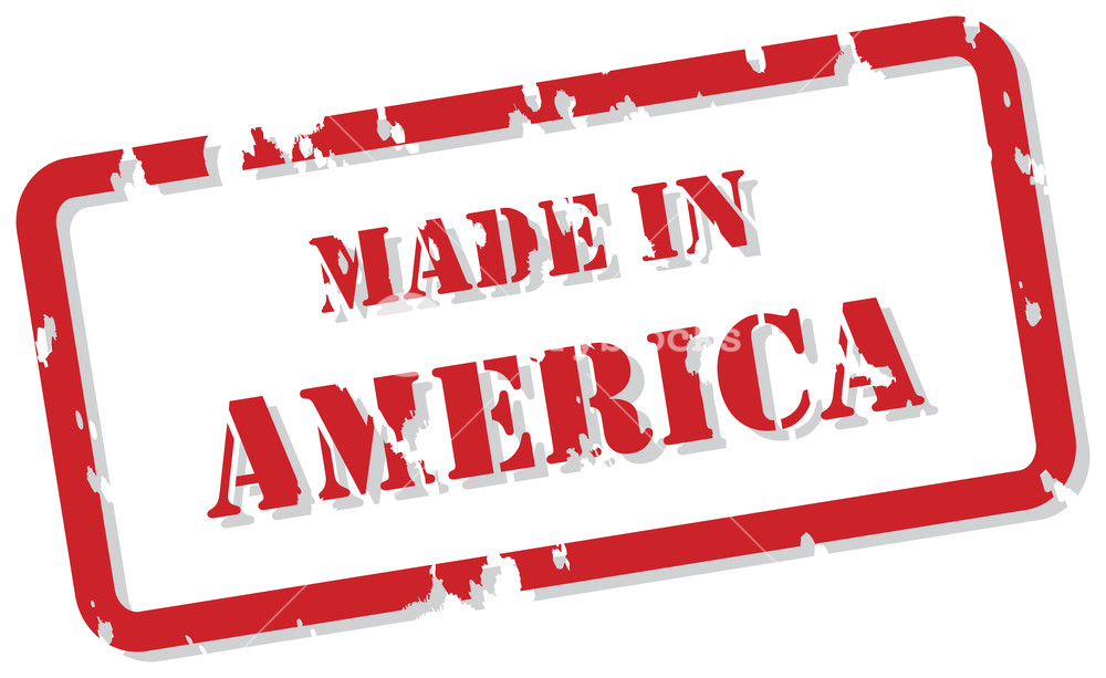 1000x613 Red Rubber Stamp Vector Of Made In America Royalty Free Stock