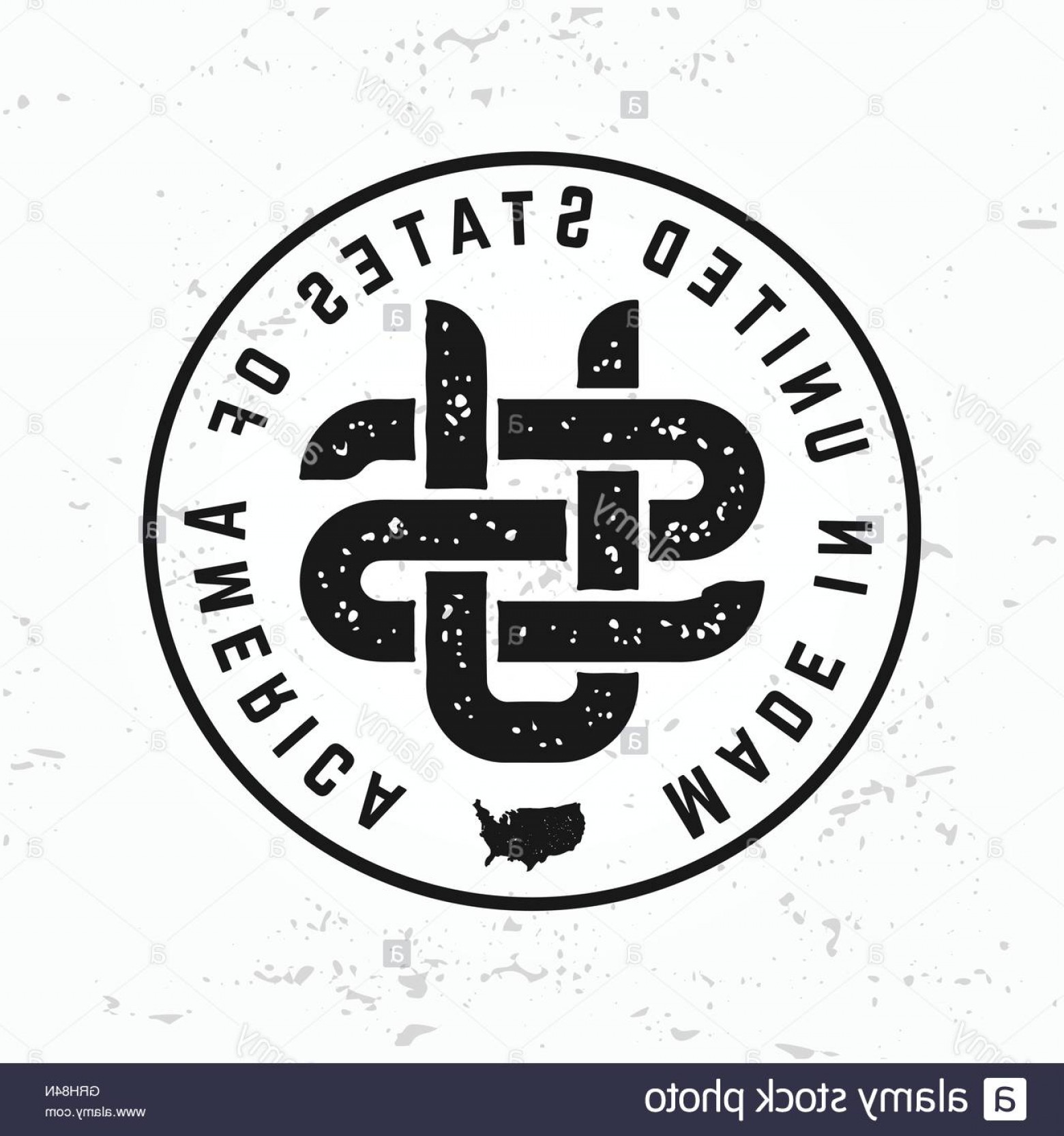 1560x1665 Stock Photo Made In Usa Monogram Vector Vintage America Logo