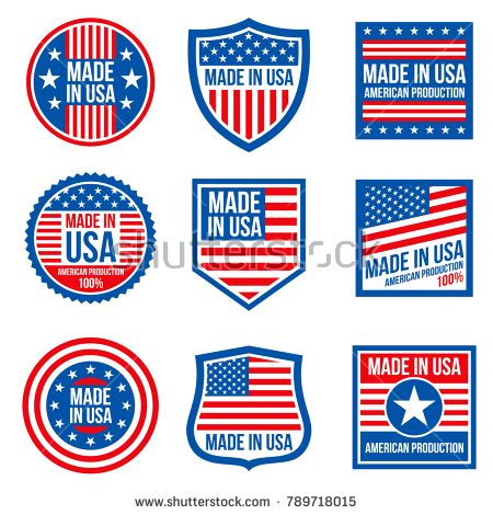 450x470 Stock Vector Vintage Made In The Usa Vector Badges American