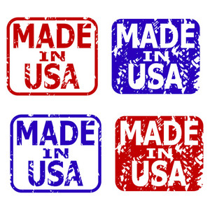 300x300 Made In Usa Rubber Stamps Collection Vector Seals Made In America