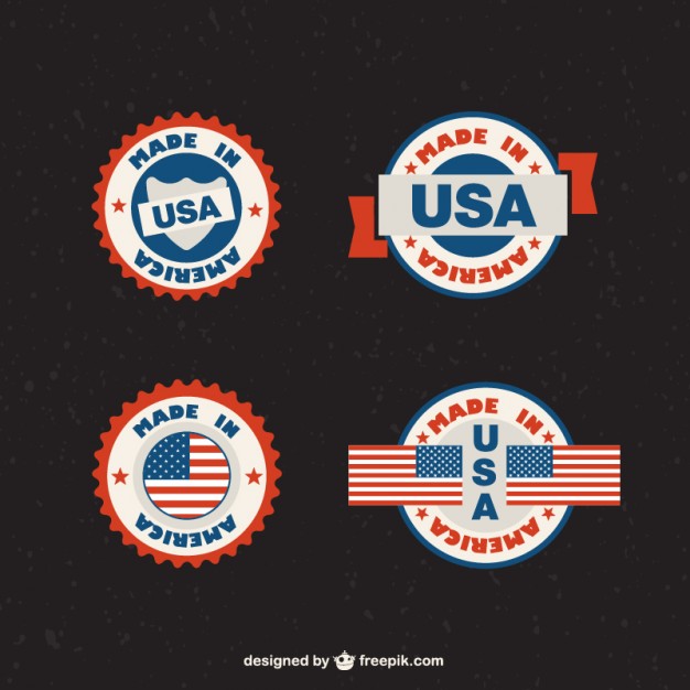 626x626 Made In Usa Stickers Vector Free Download