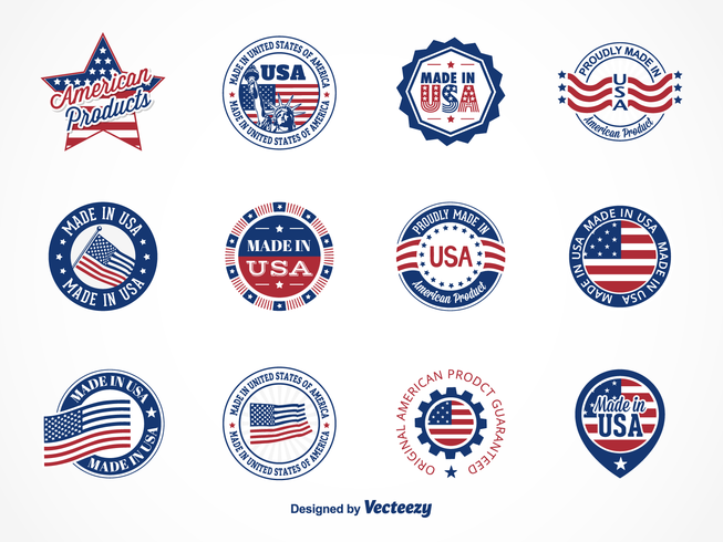 653x490 Set Of Made In Usa Labels