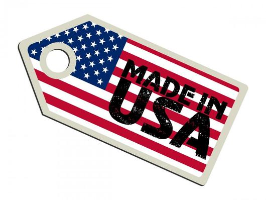 530x398 Vector Label Made Usa Wall Decal