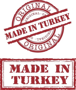 311x368 Made In Turkey Free Vector Download