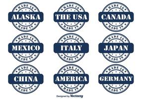 286x200 Set Of Made In Usa Labels