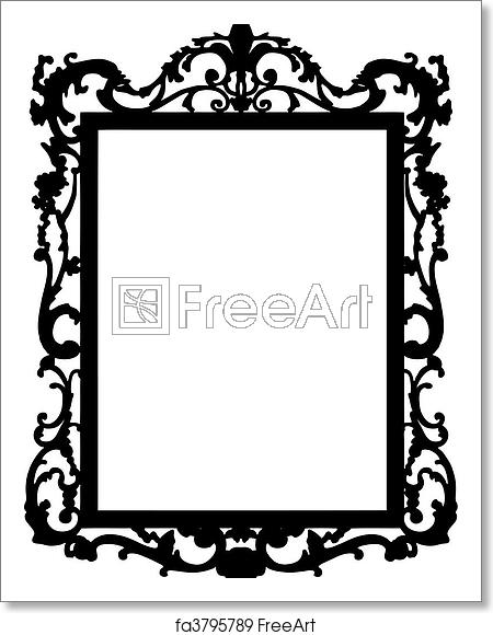 450x580 Free Art Print Of Vintage Frame Vector Vintage Frame Made