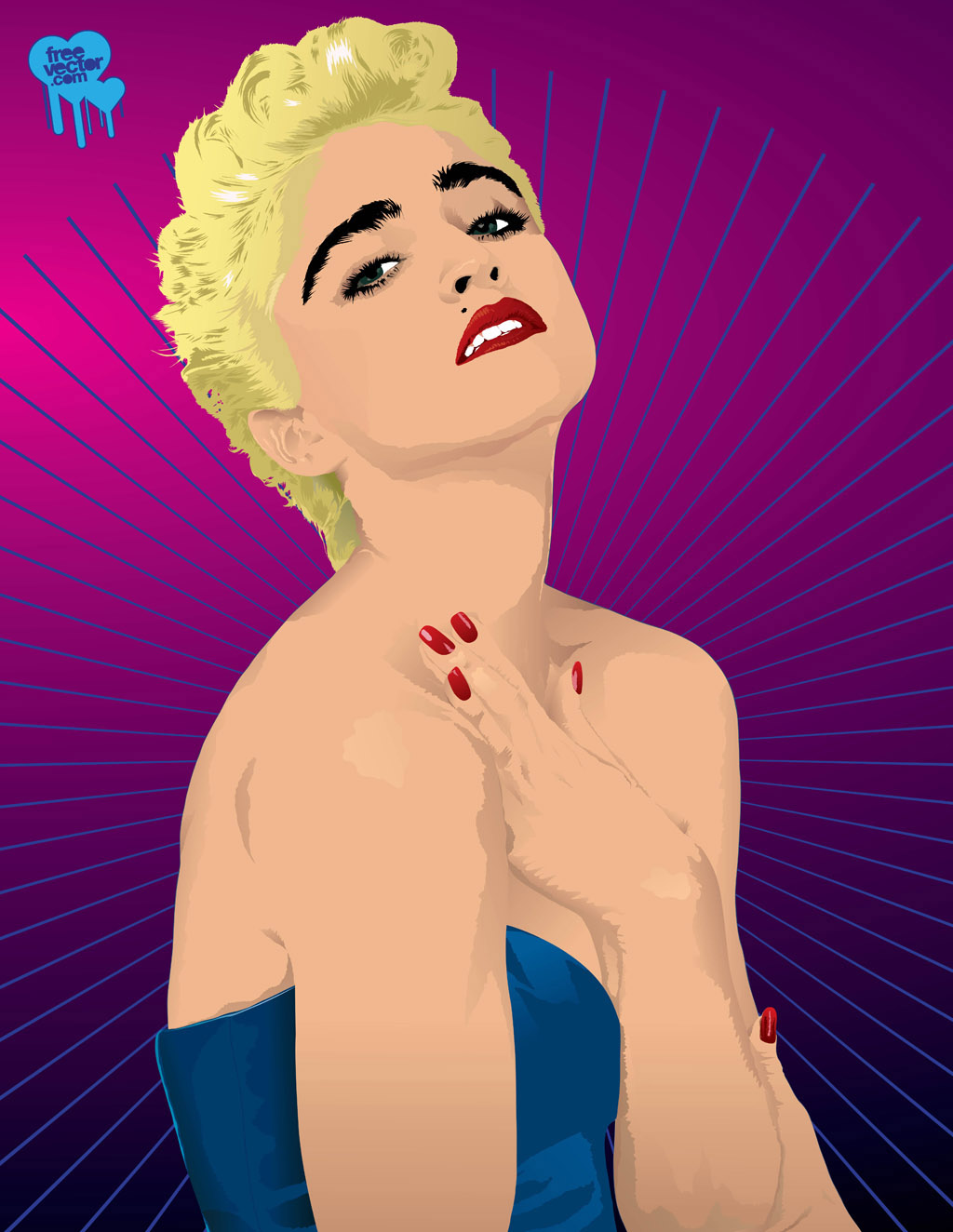 Madonna Vector Vector Art Graphics 1024x1324 Madonna Vector Vector Art Graphics
