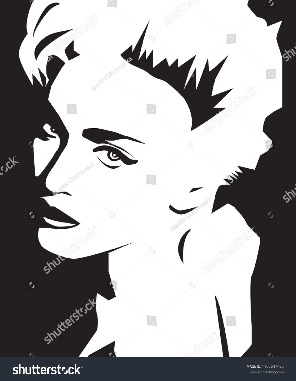 Aug, Famous Singer Madonna Vector Outline Portrait 1244x1600 Aug, Famous Singer Madonna Vector Outline Portrait