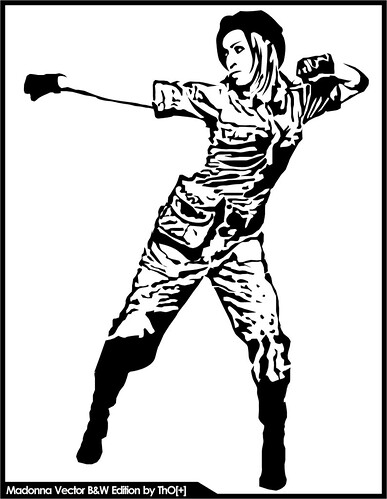 Madonna Vector Bampw 387x499 Madonna Vector Bampw