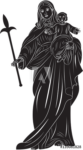 Madonna With Child In Her Arms 277x500 Madonna With Child In Her Arms