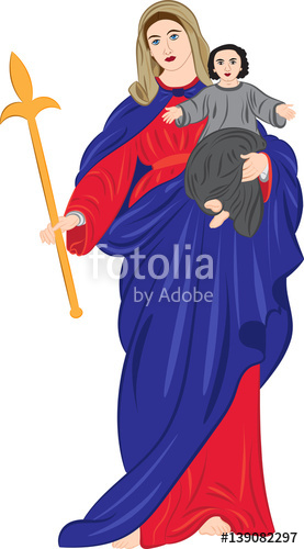 Madonna With Child In Her Arms Stock Image And Royalty Free 277x500 Madonna With Child In Her Arms Stock Image And Royalty Free