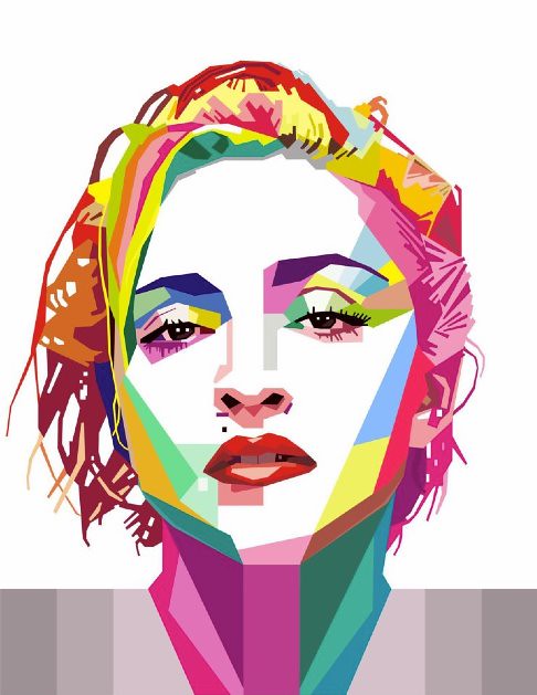 Madonna Vector Iammarlooon 486x629 Madonna Vector Iammarlooon