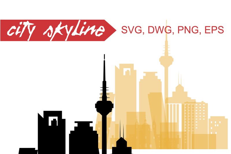 800x533 Madrid Skyline Vector