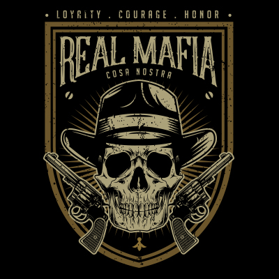 400x400 Mafia Vector Emblem Shirt Design Tshirt Factory