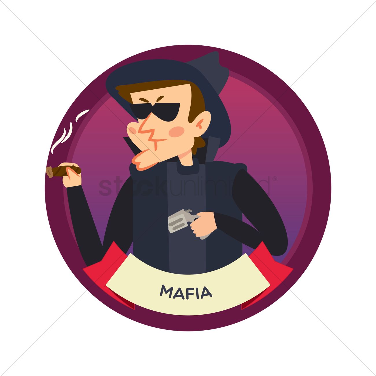 1300x1300 Mafia Vector Image