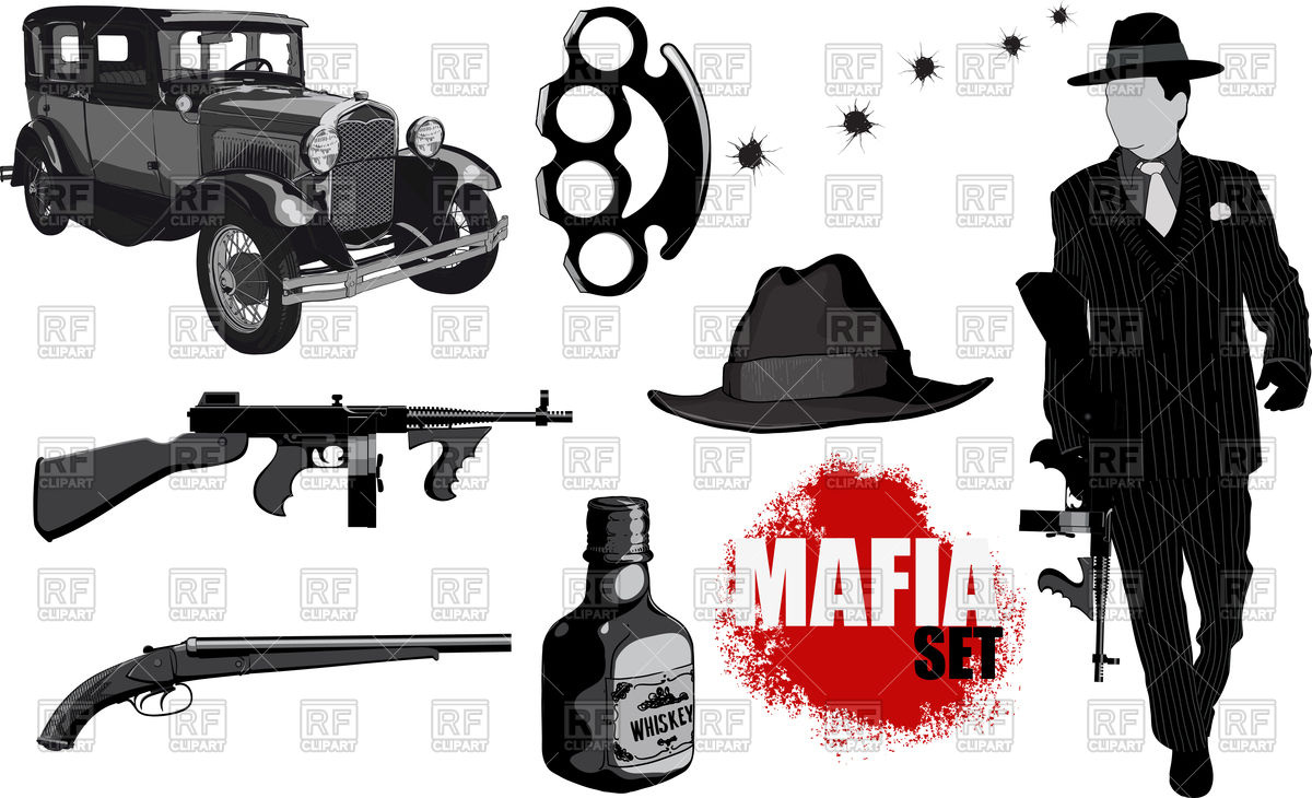 1200x730 Set Of Gangster Accessories
