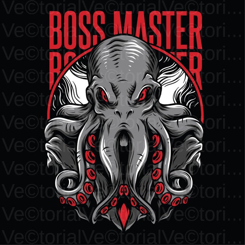 794x794 Dxf Pdf Png Boss Master Illustration Mafia Vector Etsy