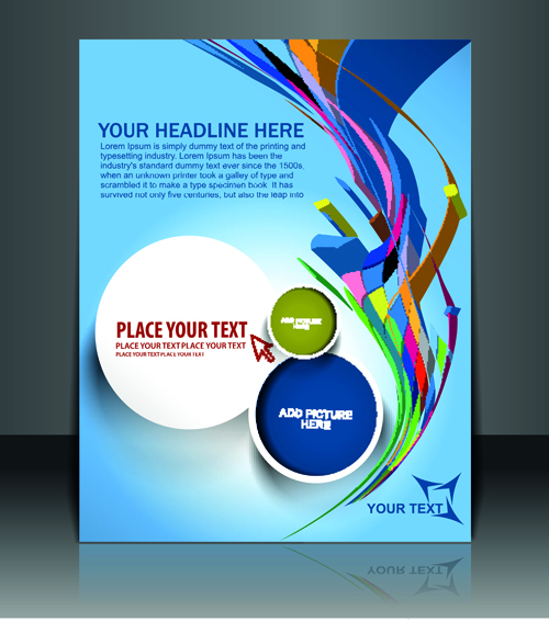 500x567 Elements Of Poster And Magazine Cover Design Vector Free Download