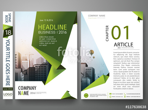 500x372 Flyers Design Template Vector Business Brochure Report Magazine