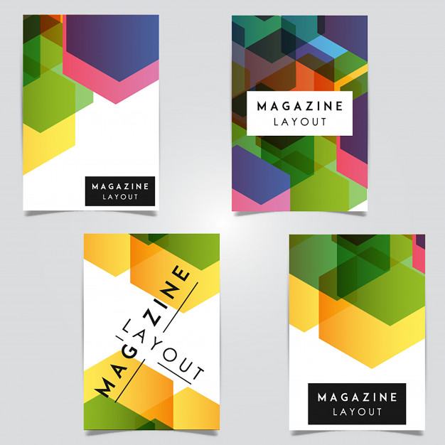 626x626 Vector Abstract Magazine Layout Template Designs Vector Free