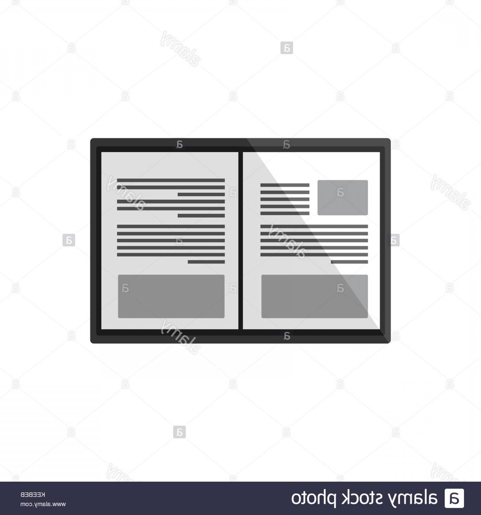 Stock Image Icon Magazine On White Background Inside Magazine 1560x1668 Stock Image Icon Magazine On White Background Inside Magazine