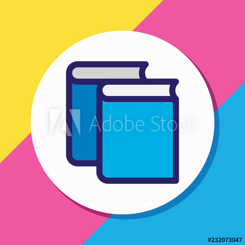 Vector Illustration Of Magazine Icon Colored Line Beautiful 500x500 Vector Illustration Of Magazine Icon Colored Line Beautiful
