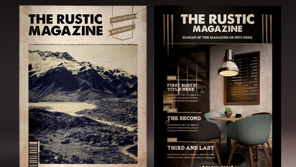 Magazine Layout Vector