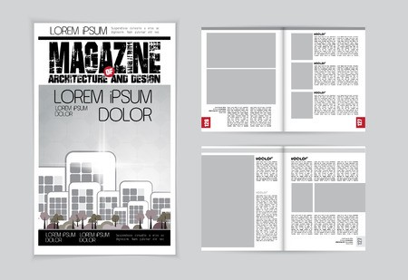 450x309 Magazine Layout Vector Royalty Free Vector Graphics