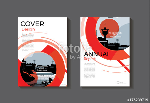 500x345 Red Circle Abstract Cover Design Modern Book Cover Abstract