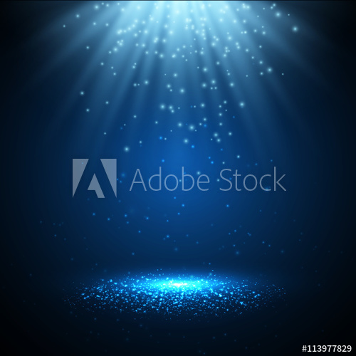 500x500 Vector Spotlight With Magic Lights And Rays Of Light Magic