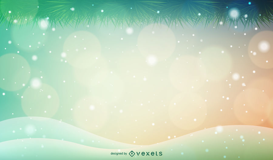 900x529 Christmas Magic Bokeh Background