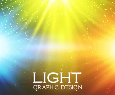 394x325 Colorful Magic Light Shiny Background Vector Free