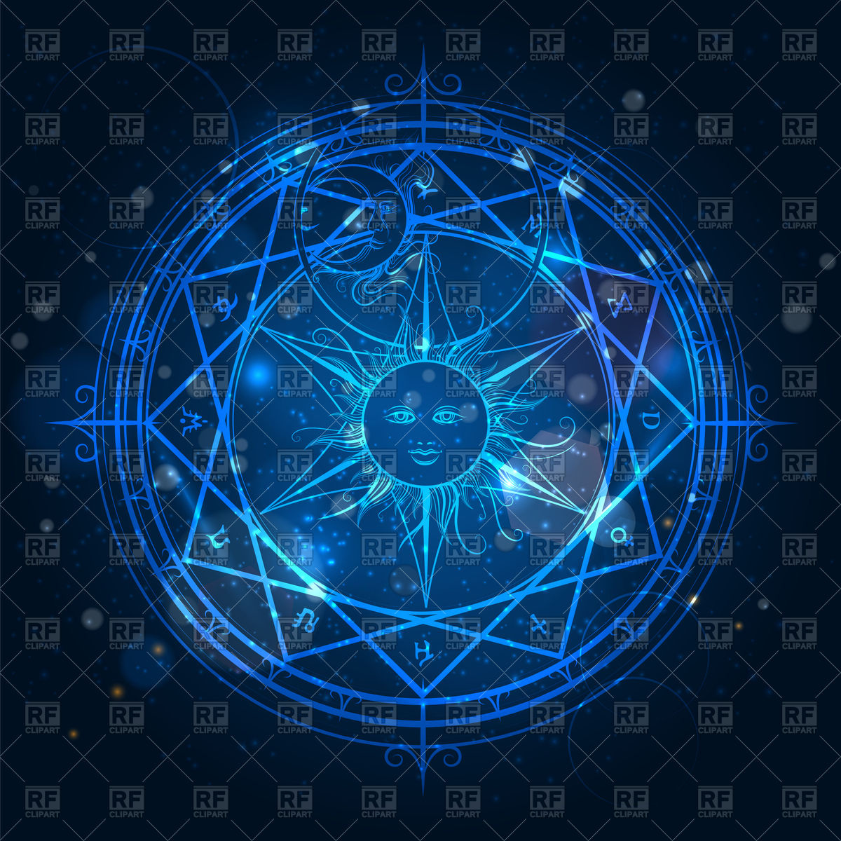 Magic Circle Vector at Vectorified.com | Collection of Magic Circle ...