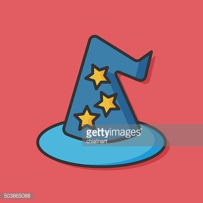 416x416 Magic Hat Vector Icon Premium Clipart