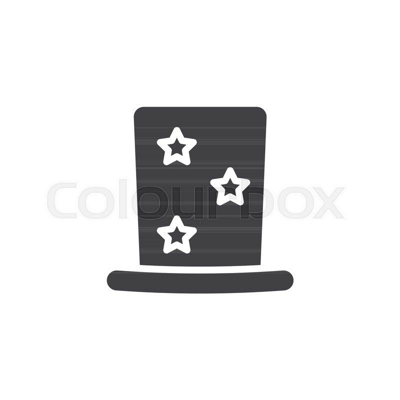 800x800 Magic Hat Vector Icon Filled Flat Stock Vector Colourbox