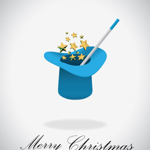 300x300 Download Free Christmas Magic Hat Vector Illustration