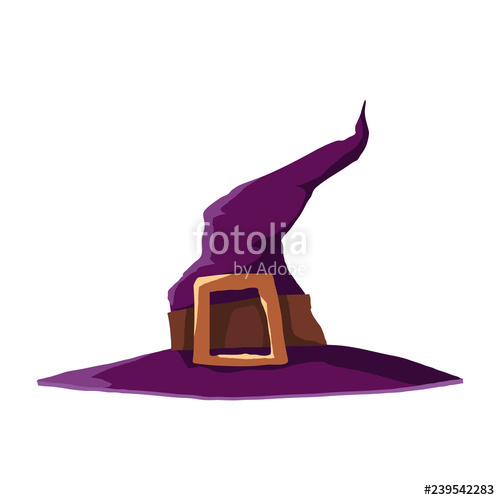 500x500 Witch Magic Hat Vector Illustration Stock Image And Royalty
