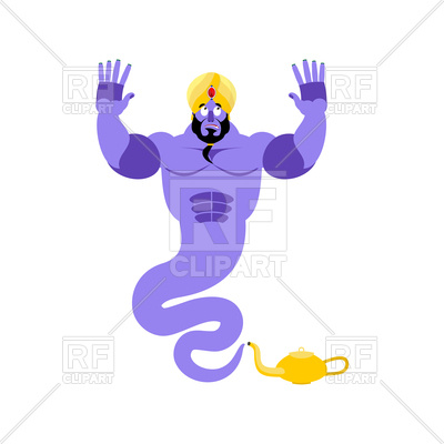 Genie And Magic Lamp Vector Image Of People Popaukropa 400x400 Genie And Magic Lamp Vector Image Of People Popaukropa
