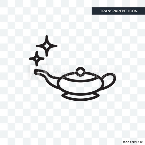 Magic Lamp Vector Icon Isolated On Transparent Background, Magic 500x500 Magic Lamp Vector Icon Isolated On Transparent Background, Magic