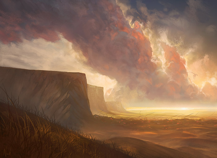 Khans Of Tarkir And Fate Reforged Land Art, Part Plains 700x509 Khans Of Tarkir And Fate Reforged Land Art, Part Plains