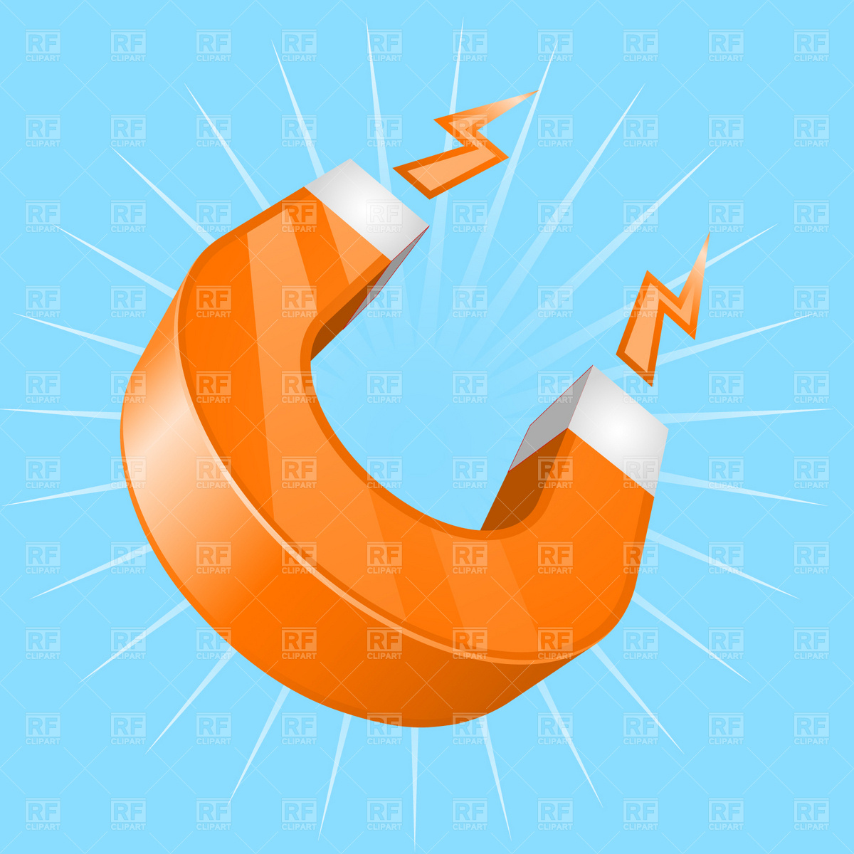 1200x1200 Magnet Vector Image Of Objects Prague