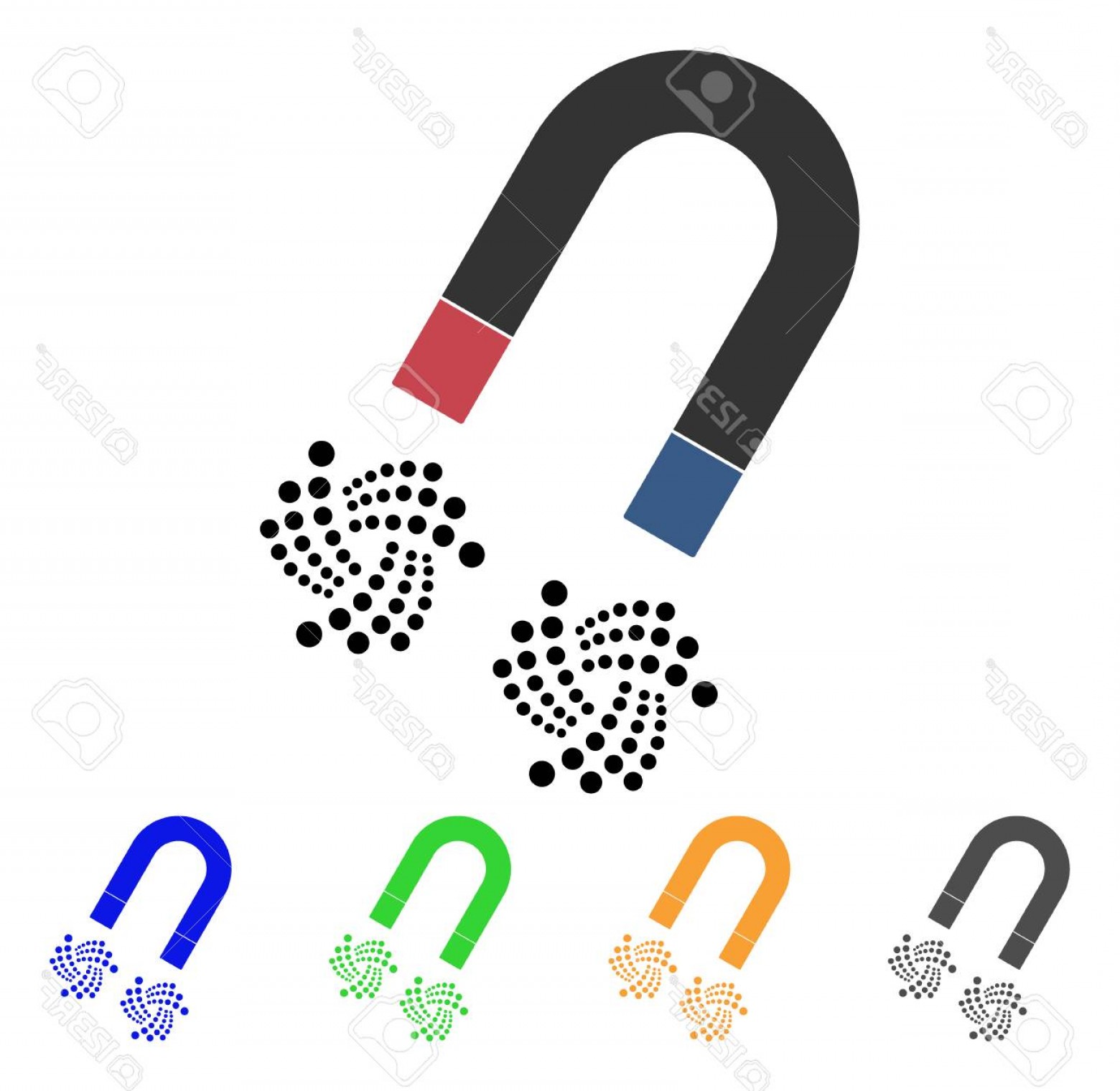1560x1520 Horseshoe Magnet Vector Illustration Hoodamath