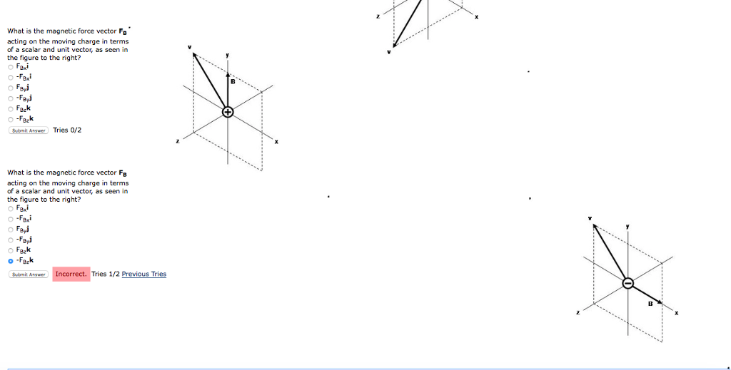 1024x519 Solved Each Figure Shows A Charge Moving At Velocity V