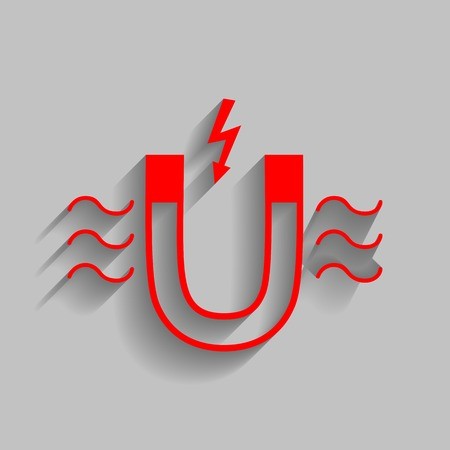 450x450 Magnet With Magnetic Force Indication Vector Red Icon With Soft
