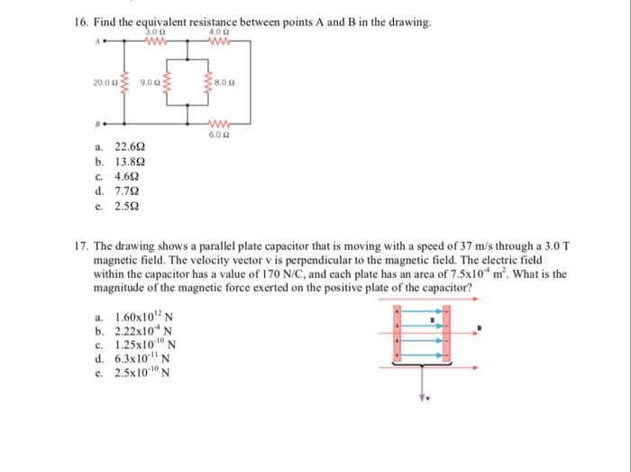 700x523 Solved Find The Equivalent Resistance Between Points