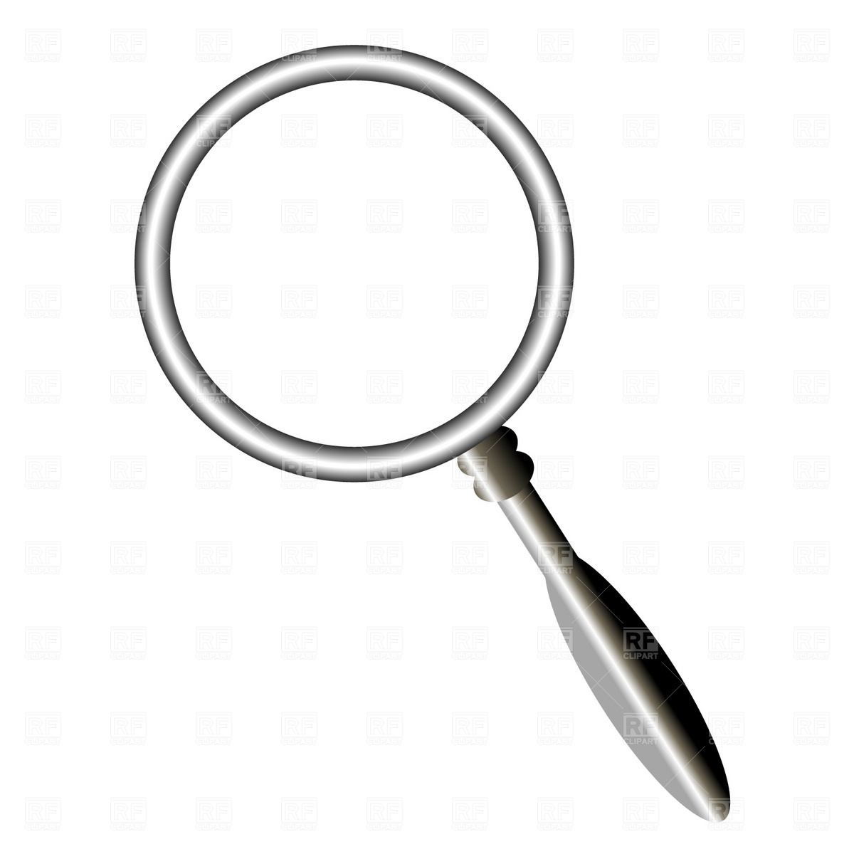 1200x1200 Hand Magnifier Free Vector Image Vector Artwork Of Objects