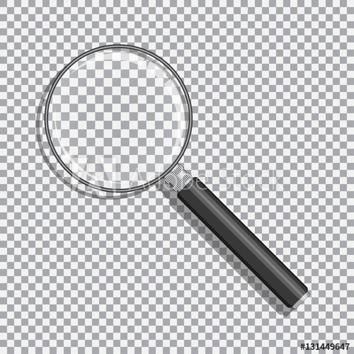 500x500 Magnifier Vector Illustration