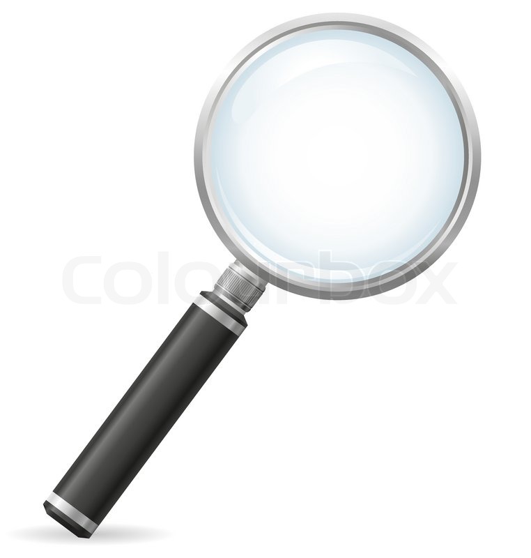 762x800 Magnifier Vector Illustration Isolated Stock Vector Colourbox